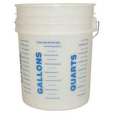 Mixing Bucket, 5 gal, Translucent, Plastic