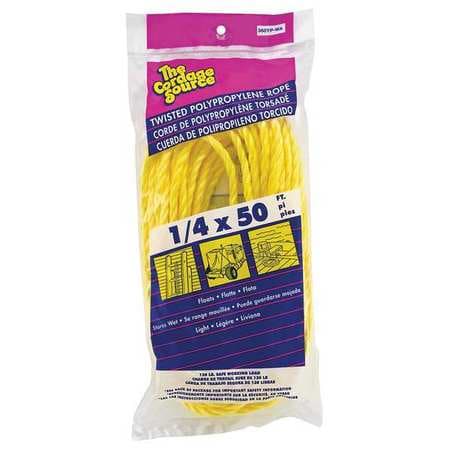 Rope, 50ft, Yllw, 132lb., Polyprpylne