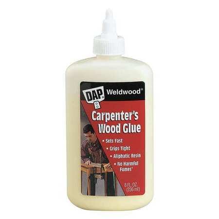 WELDWOOD Wood Glue, Cream, 8 oz.