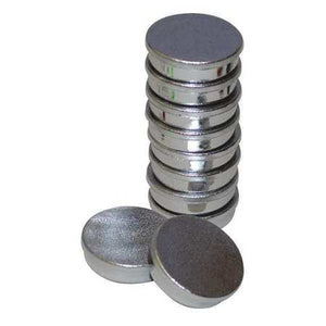 MASTERVISION Super Magnets, 1", Silver, PK10