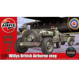 A02339 Willys Jeep Trailer &.llB howitzer:72 - Swasey's Hardware & Hobbies