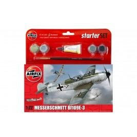 A55106 Small Starter Set - Messerschmitt Bf109E-3 Starter Set 1:72 - Swasey's Hardware & Hobbies