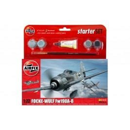 A55110 Small Starter Set - Focke Wulf 190A-8 Starter Set 1:72 - Swasey's Hardware & Hobbies