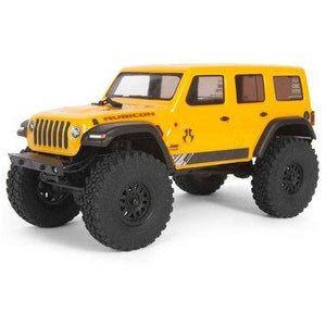 Axial SCX24 2019 Jeep Wrangler JLU CRC 1/24 4WD RTR Scale Mini Crawler (Yellow) w/2.4GHz Radio