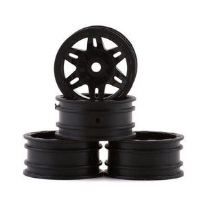 1.0 Rockster Wheels Black (4pcs): SCX24