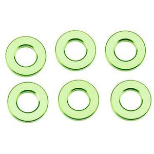 AXA1301 Spacer 1x6mm Green (6)