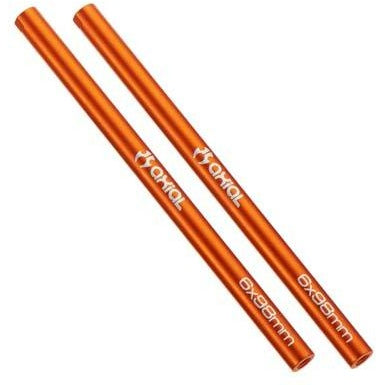 AX30448 Threaded Alum Pipe 6x98mm Orange (2)