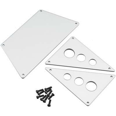 AX30530 Front Skid Plates Alum Silver
