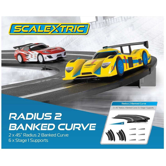 Scalextric C8296 Track, Curve, R2, 2pk (CB)