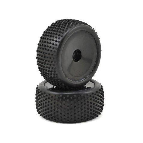 Square Block Tire/Dish Wheel Black 4.18MT (2)