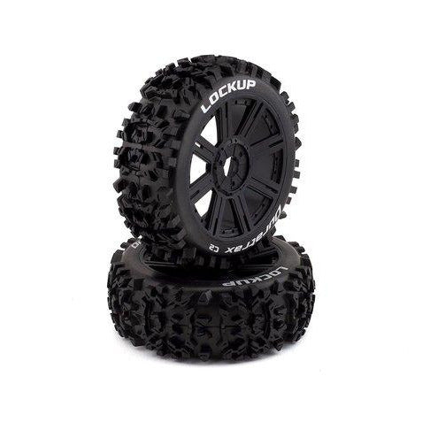 Lockup Buggy Tire C2 Mounted Spoke Black (2)