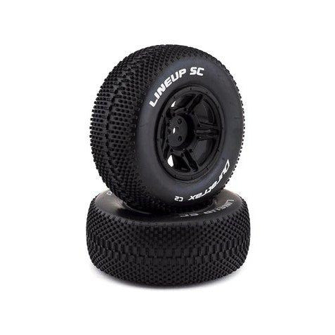 1/10 Lineup SC Tire C2 Mounted Rear Slash (2)