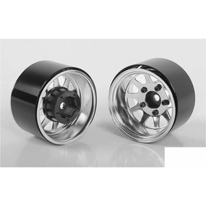 DD Wagon 1.55" Stampd Steel Beadlock Wheels,Chrome