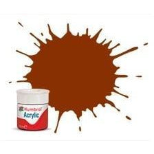 Humbrol Acrylic Paint 14ml Maroon Red Matte RC 418