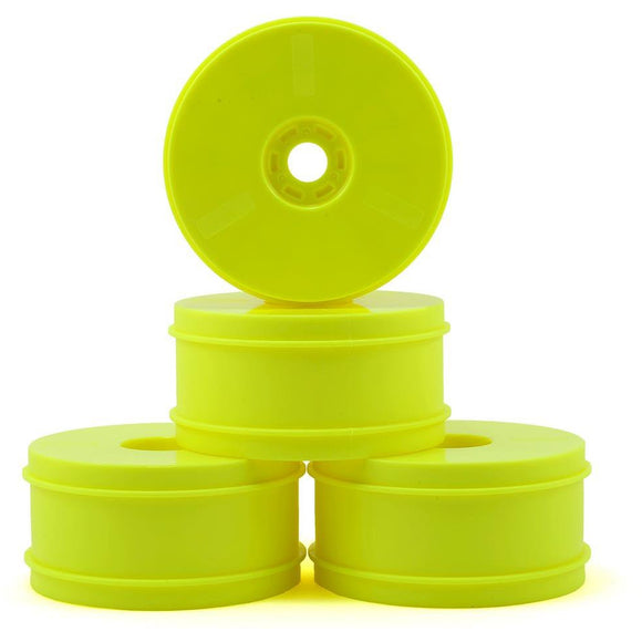 HB Racing V2 1/8 Buggy Dish Wheels (Yellow) (4)