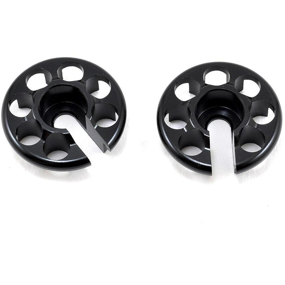 HB Racing Shock Spring Cup (Black) (2)