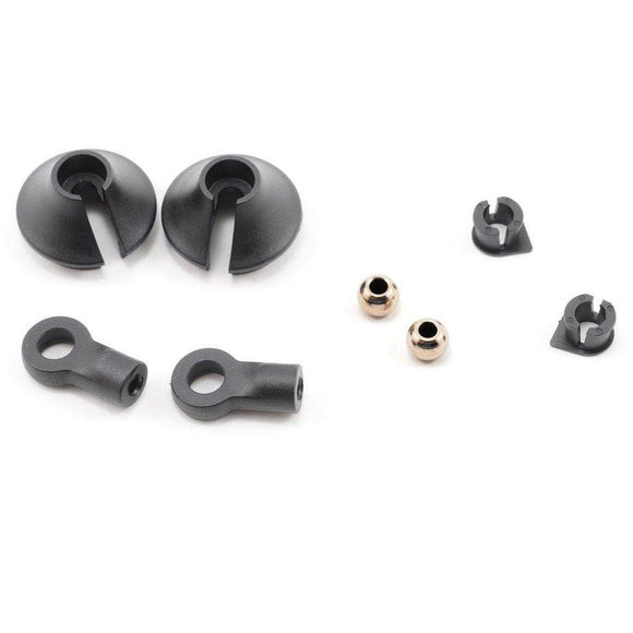 HB Racing Shock End & Spring Retainer Set