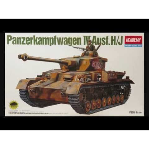 1/35 Scale Academy Kit 1328 Panzerkampfwagen IV Ausf H/J