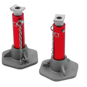 Hot Racing 1/10 Aluminum Jack Stands (Red)