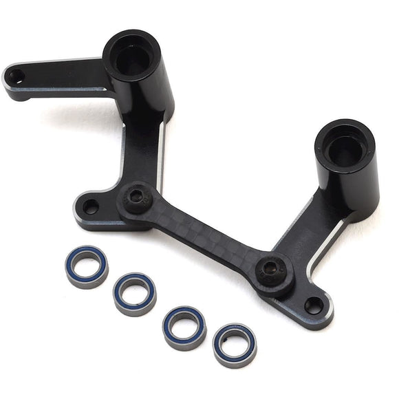 Hot Racing Traxxas Slash Aluminum Steering Bellcranks & Draglink Set (Black)