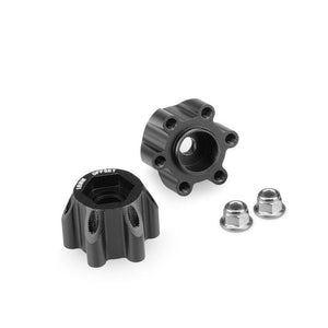 Tribute WHL ALUM 12mm Hex ADPT 18mm Offset BLK (2)