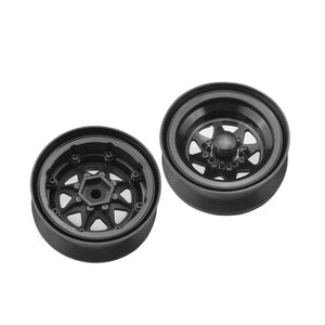 Colt 1.9" beadlock wheel w/ cap - (black) - 2pc.