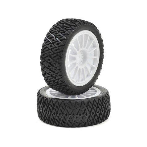 LOS41006 FF RR Gravel Spec Tire Mounted Mini tire,(2)-mounted:72