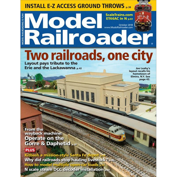 Model Railroader October 2018