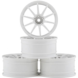 MST RS II Wheel Set (White) (4) (+9 Offset)