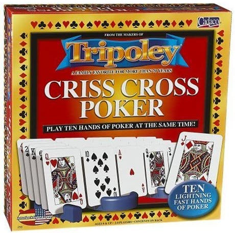 Tripoley Criss Cross Poker Board Card Game