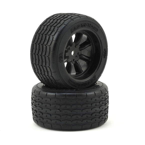 Protoform Vintage Racing Pre-Mounted Rear Tire (2) (31mm) (Black)