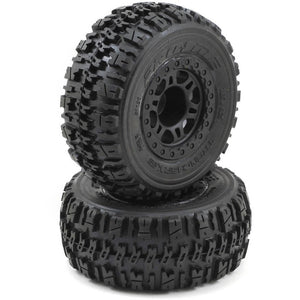 Pro-Line Trencher X SC Tires w/Split Six Wheels (2) (Black) (Slash Front) (M2)