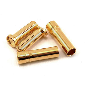 ProTek RC 5.0mm "Super Bullet" Solid Gold Connectors (2 Male/2 Female)