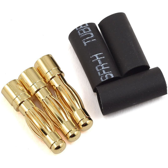 ProTek RC 4mm Serrated Male Bullet Connector (3 Male)