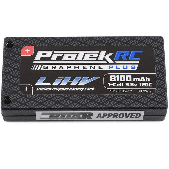 ProTek RC 1S 120C Si-Graphene + HV LiPo Battery (3.8V/8100mAh)