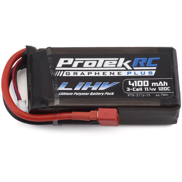ProTek RC 3S 120C Si-Graphene + HV Shorty LiPo Battery (11.4V/4100mAh)