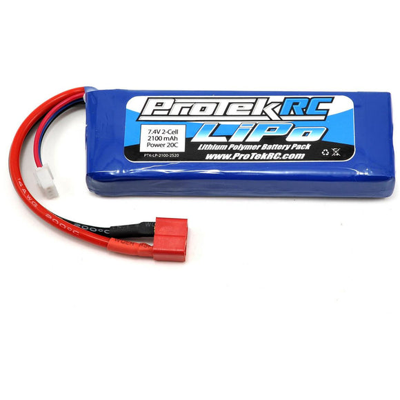 ProTek RC 2S LiPo 20C Battery (7.4V/2100mAh) (Receiver Battery)