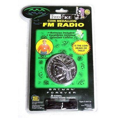 Micro Games of America Two-Face Coin Medallion FM Radio 1995