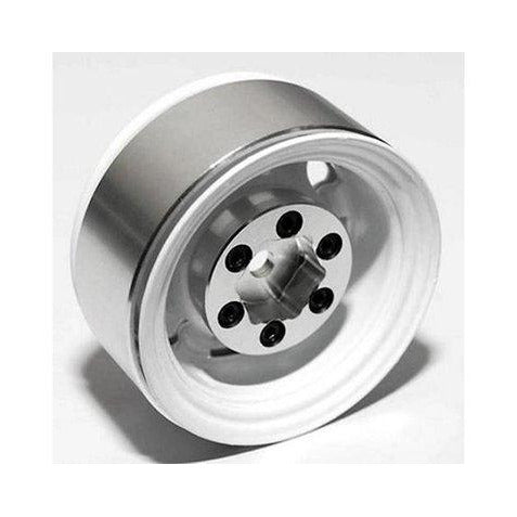 1.55 Stamped Steel Beadlock Wheel, White