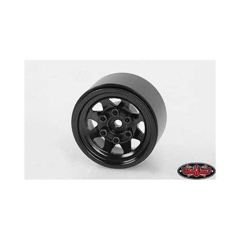 Stamped Steel 1.0 Stock Beadlock Wheel, Black (4)