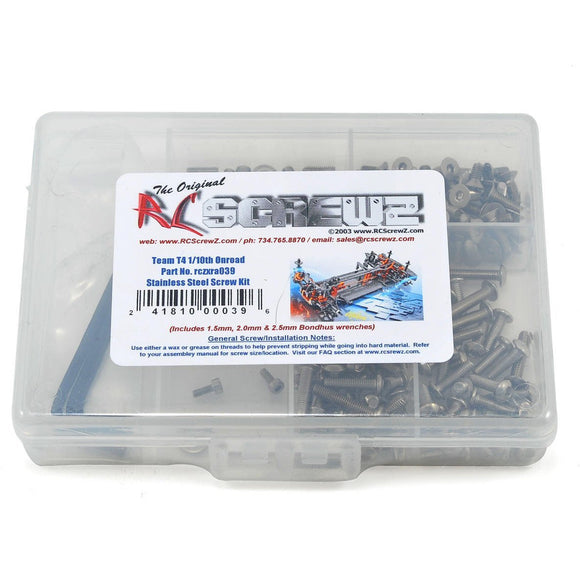 RC Screwz XRAY T4 Stainless Steel Screw Kit