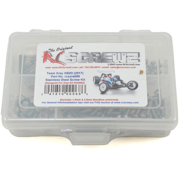 RC Screwz XRAY XB2D 2017 Buggy Stainless Steel Screw Kit