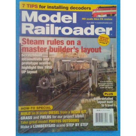 Model Railroader April 2007