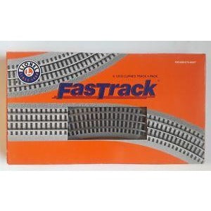 O Gauge 3-Rail Lionel #6-12033 Curved Track 4-Pack