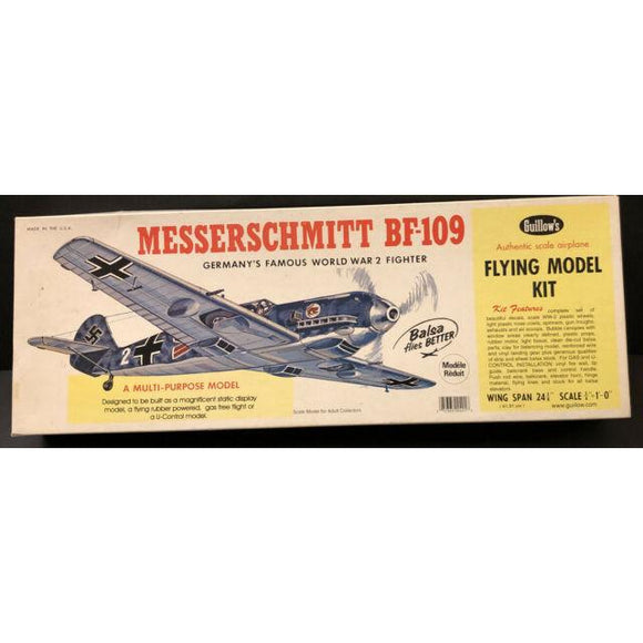 Guillow's 401 Messerschmitt BF 109