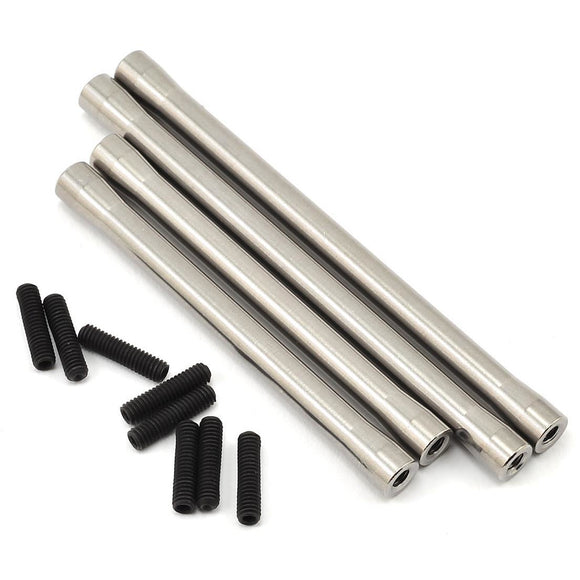 SSD RC SCX10 II HD Stainless Steel Lower Link Set (4)