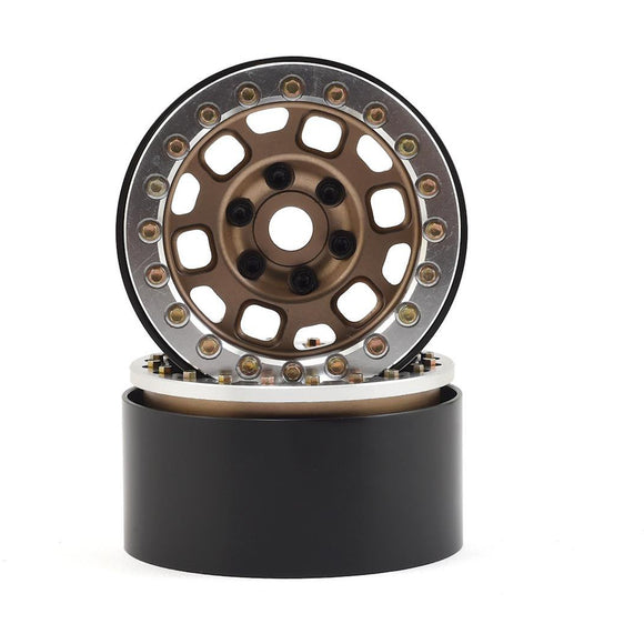 SSD RC 1.9” Contender Beadlock Wheels (Bronze)