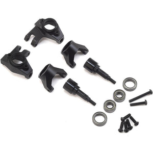 SSD RC TRX-4 Front Axle Portal Delete Kit (Black)