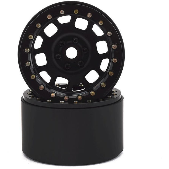 SSD RC 2.2” Contender Beadlock Wheels (Black) (2)