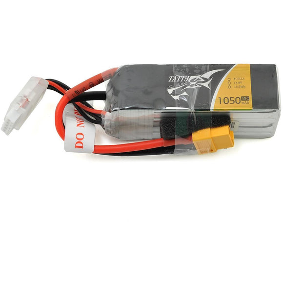 Tattu 4s LiPo Battery 45C (14.8V/1050mAh)